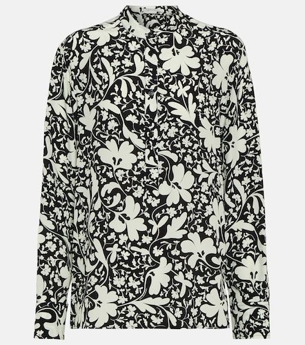 Camicia in seta con stampa - Stella McCartney - Modalova