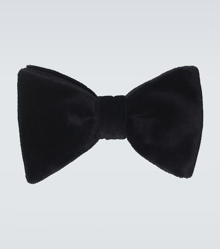 Cotton velvet bow tie - Ralph Lauren Purple Label - Modalova