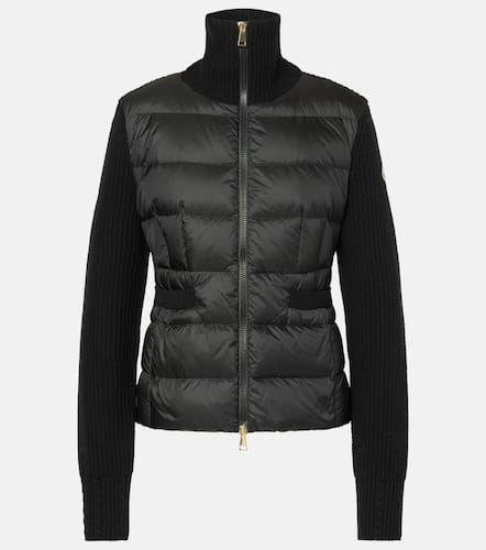 Moncler Down-paneled wool jacket - Moncler - Modalova