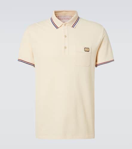 VLogo Signature cotton piquÃ© polo shirt - Valentino - Modalova