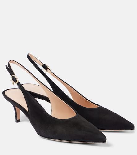 Robbie 55 suede slingback pumps - Gianvito Rossi - Modalova