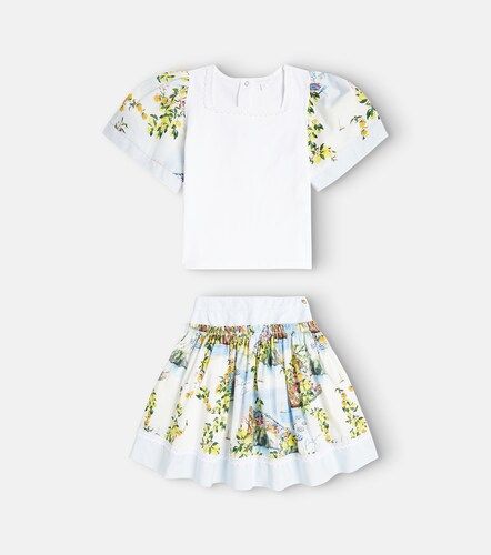 Set de top y shorts de algodón - Patachou - Modalova