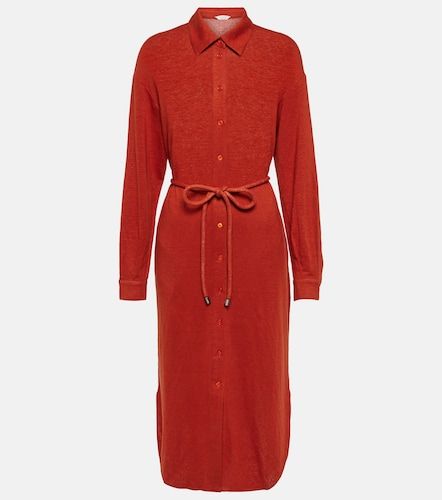 Leisure - Abito midi Bormida in misto lino - Max Mara - Modalova