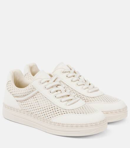 Rimini nubuck-trimmed sneakers - Jimmy Choo - Modalova