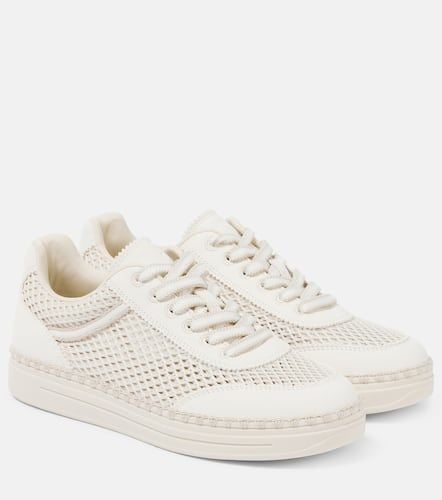 Rimini nubuck-trimmed sneakers - Jimmy Choo - Modalova