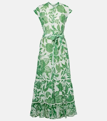 Vestido largo Kora de algodón estampado - Poupette St Barth - Modalova