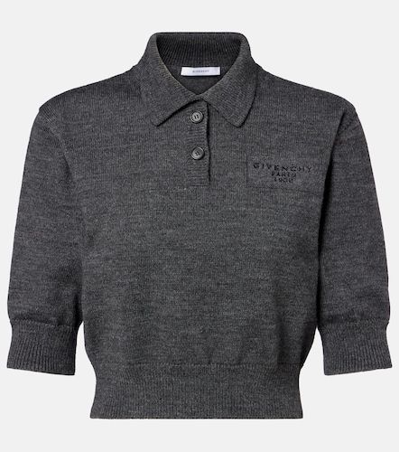 Polo cropped de lana y alpaca - Givenchy - Modalova