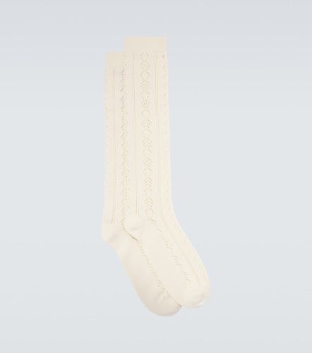 Valentino Pointelle cotton socks - Valentino - Modalova
