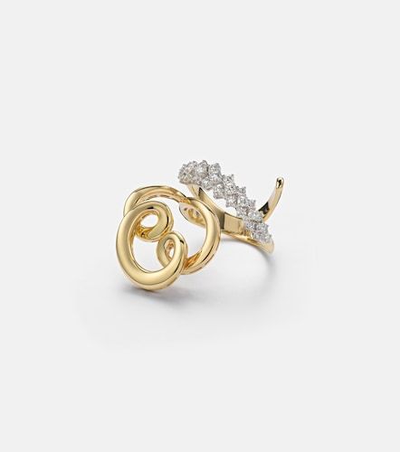 Yeprem 18kt gold ring with diamonds - Yeprem - Modalova
