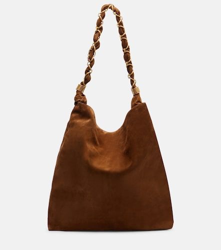 Borsa a spalla Amalia Cassandre in suede - Saint Laurent - Modalova