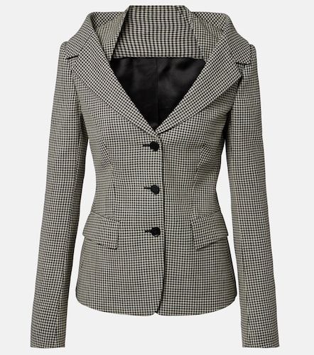 McQueen Gingham layered blazer - McQueen - Modalova