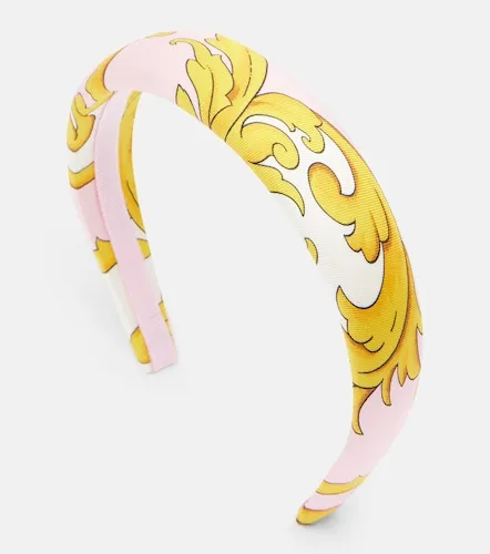 Versace Diadema de seda estampada - Versace - Modalova