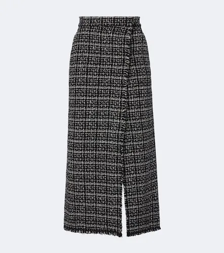 Checked cotton-blend tweed pencil skirt - Erdem - Modalova