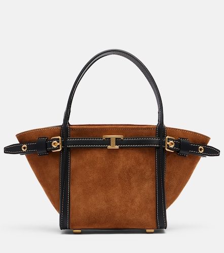 T Signature Mini suede top-handle bag - Tod's - Modalova
