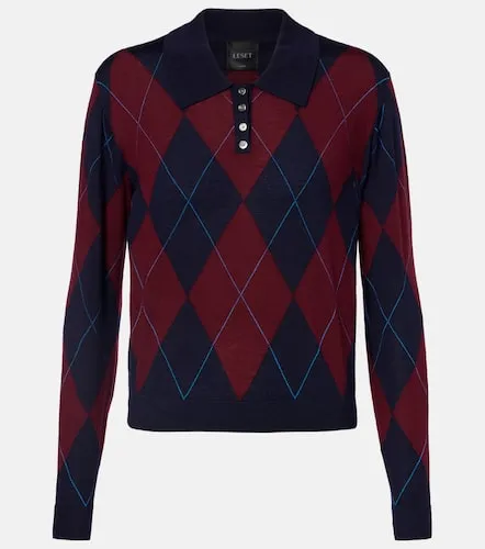 James argyle wool polo sweater - Leset - Modalova