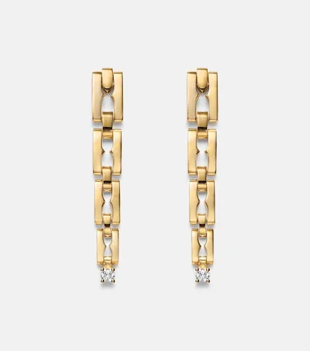 B.zero1 18kt drop earrings with diamonds - Bvlgari - Modalova