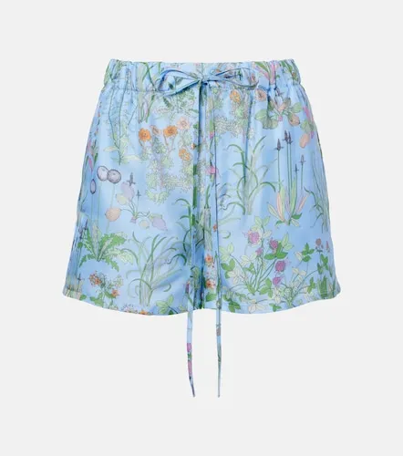 Gucci Gucci Flora silk satin shorts - Gucci - Modalova