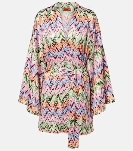 Cárdigan envolvente en zigzag - Missoni - Modalova
