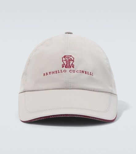 Gorra con logo bordado - Brunello Cucinelli - Modalova