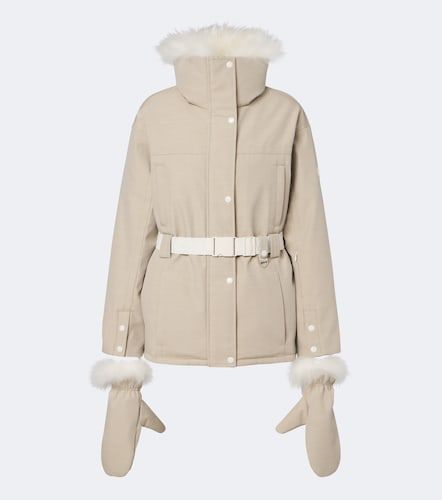 Chaqueta de esquí con borrego - Yves Salomon - Modalova