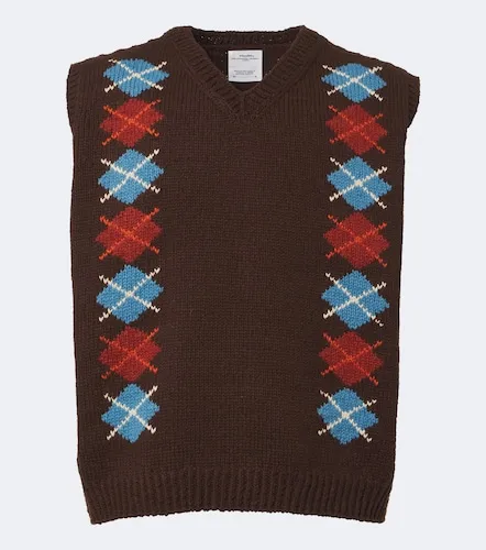 Diamante wool and cashmere sweater vest - Visvim - Modalova