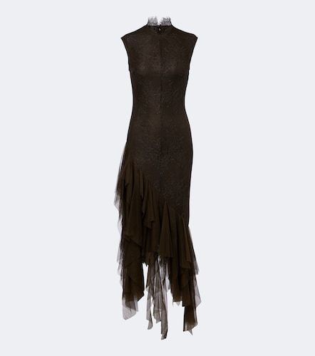 Abito midi Morwen in pizzo con tulle - De La Vali - Modalova
