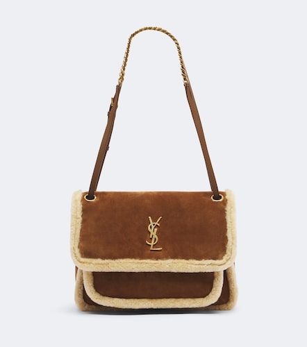 Borsa a spalla Niki Mini in suede - Saint Laurent - Modalova