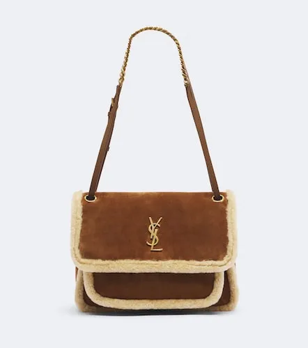 Niki Mini suede shoulder bag - Saint Laurent - Modalova
