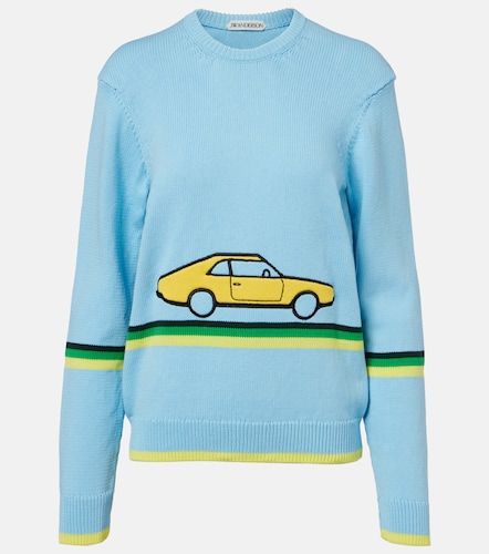 Pullover in cotone con ricamo - JW Anderson - Modalova
