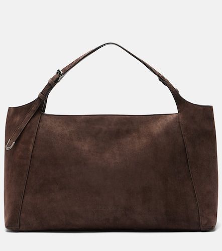 Borsa a spalla Medium in suede - Brunello Cucinelli - Modalova