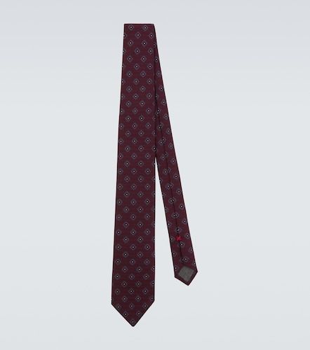 Silk jacquard tie - Brunello Cucinelli - Modalova