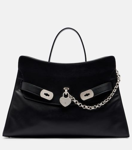 Locke Medium leather tote bag - McQueen - Modalova