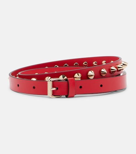 Cinturón Loubispikes de piel - Christian Louboutin - Modalova