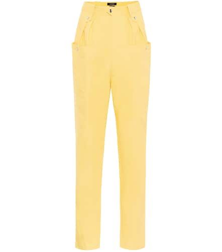 Yerris high-rise cotton carrot pants - Isabel Marant - Modalova