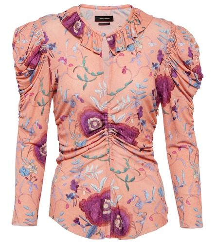 Top Jen de terciopelo floral - Isabel Marant - Modalova