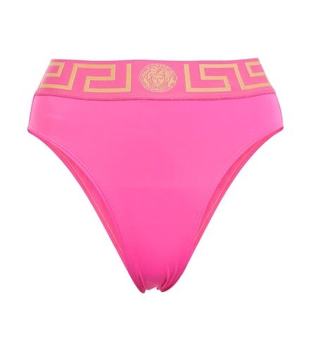 Greca mid-rise bikini bottoms - Versace - Modalova