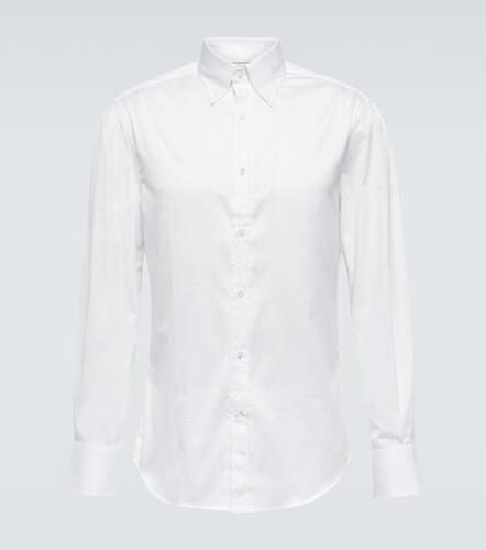 Slim cotton twill shirt - Brunello Cucinelli - Modalova