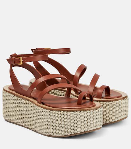 Espadrille-Sandalen Biarritz aus Leder - Max Mara - Modalova