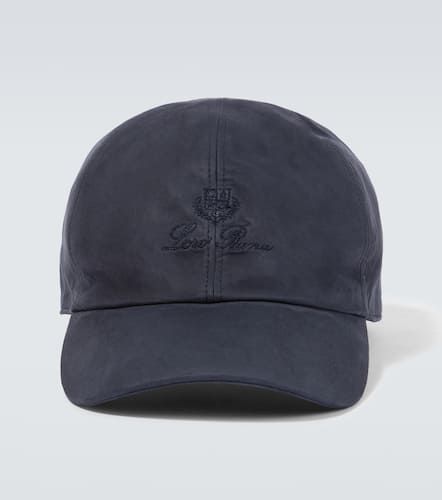 Loro Piana Gorra de ante con logo - Loro Piana - Modalova