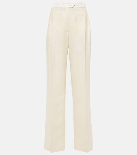 Etro Cotton and wool straight pants - Etro - Modalova