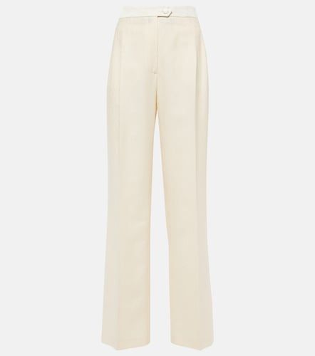 Pantalones rectos en mezcla de algodón y lana - Etro - Modalova