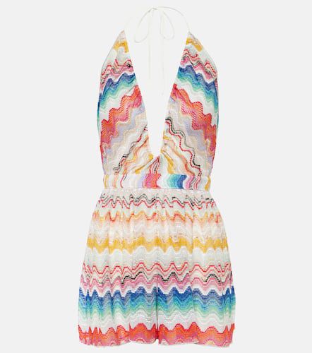 Mono con cuello halter zigzag - Missoni Mare - Modalova