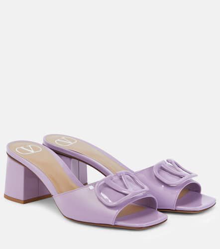 VLogo Signature patent leather mules - Valentino Garavani - Modalova