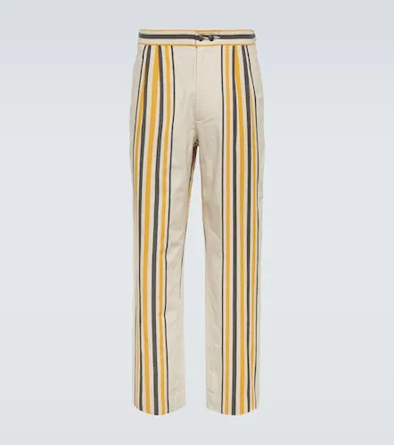 Pantalones rectos de tiro medio de algodón - Bode - Modalova