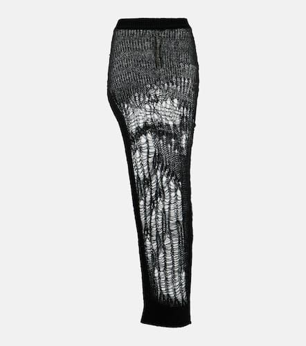 Spider Ziggy crochet mohair-blend skirt - Rick Owens - Modalova