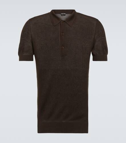 Tom Ford Cotton and silk polo shirt - Tom Ford - Modalova