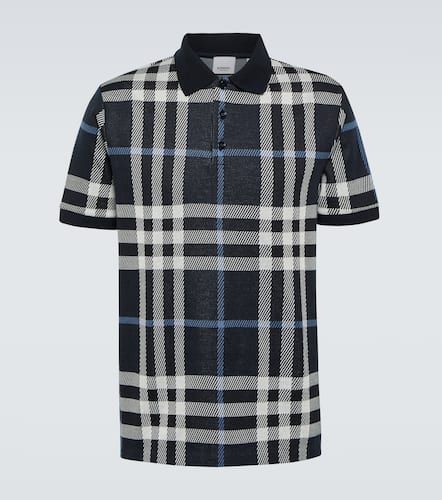 Burberry Checked cotton polo shirt - Burberry - Modalova