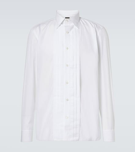 Camicia da smoking in cotone plissé - Rubinacci - Modalova