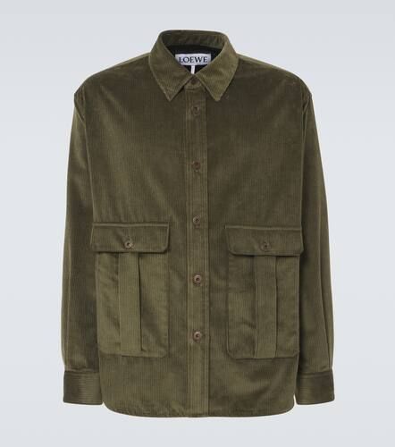 Cotton and cashmere corduroy overshirt - Loewe - Modalova