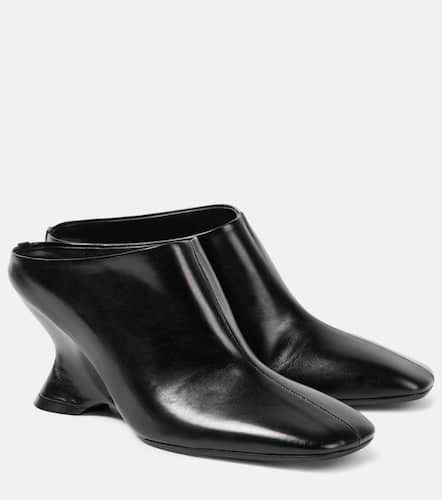 Dries Van Noten Leather wedge mules - Dries Van Noten - Modalova